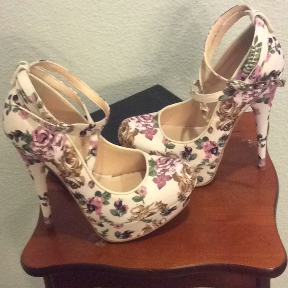 💖Hot Gorgeous Platform / Flowers Shoes - Picture 8 of 8